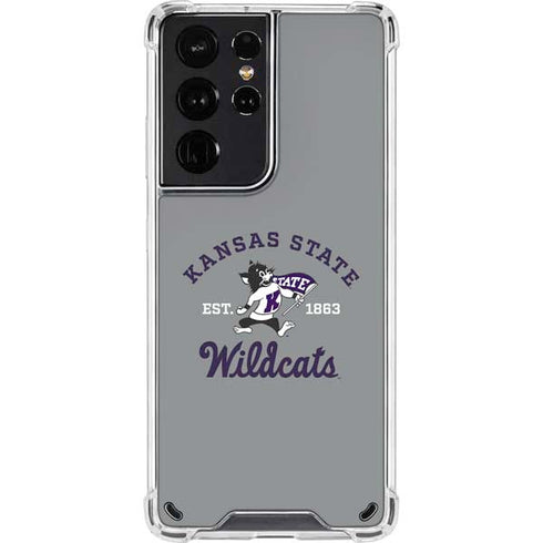 Kansas State University Wildcats Est 1863 Galaxy S21 Ultra 5G Clear Case