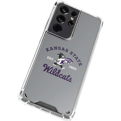 Kansas State University Wildcats Est 1863 Galaxy S21 Ultra 5G Clear Case
