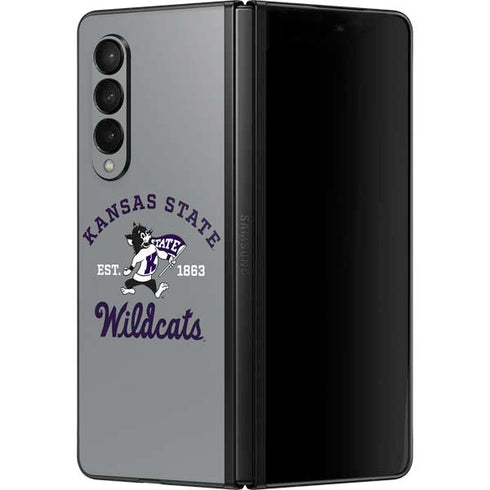 Kansas State University Wildcats Est 1863 Galaxy Z Fold3 5G Skin