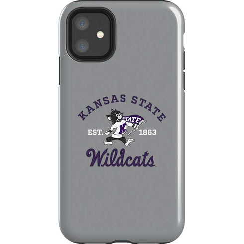 Kansas State University Wildcats Est 1863 iPhone 11 Impact Case