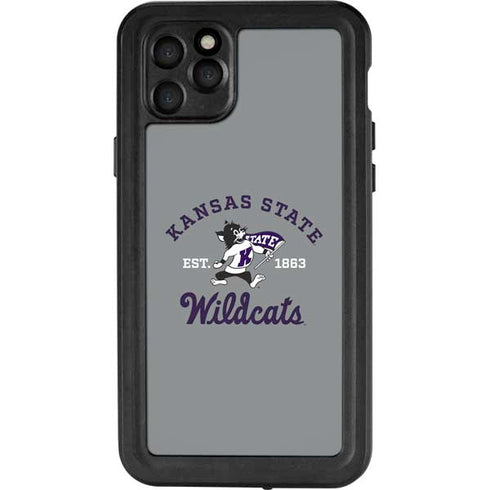 Kansas State University Wildcats Est 1863 iPhone 11 Pro Max Waterproof Case