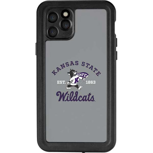 Kansas State University Wildcats Est 1863 iPhone 11 Pro Waterproof Case