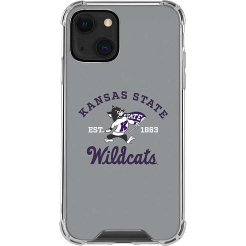 Kansas State University Wildcats Est 1863 iPhone 13 Clear Case