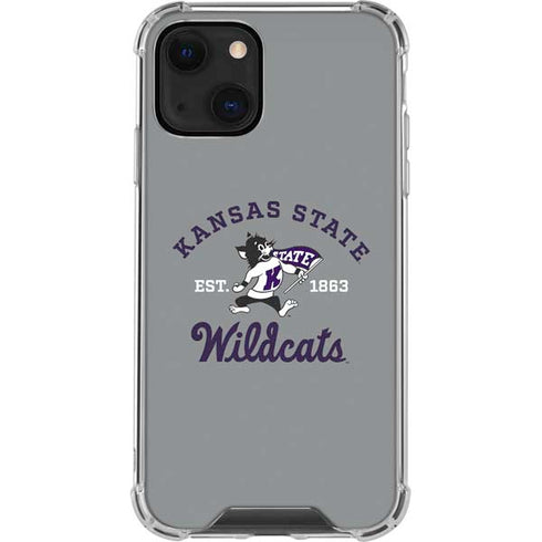Kansas State University Wildcats Est 1863 iPhone 13 Mini Clear Case