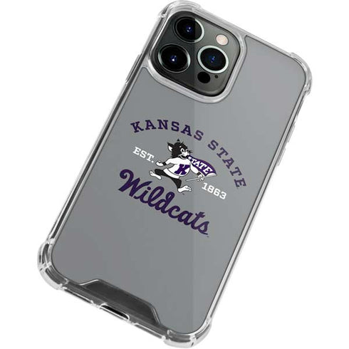 Kansas State University Wildcats Est 1863 iPhone 13 Pro Max Clear Case