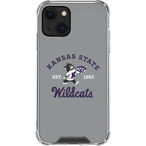 Kansas State University Wildcats Est 1863 iPhone 14 Plus Clear Case