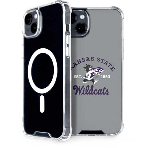 Kansas State University Wildcats Est 1863 iPhone 15 Plus MagSafe Case