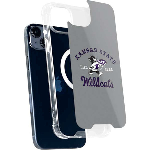 Kansas State University Wildcats Est 1863 iPhone 15 Plus MagSafe Case