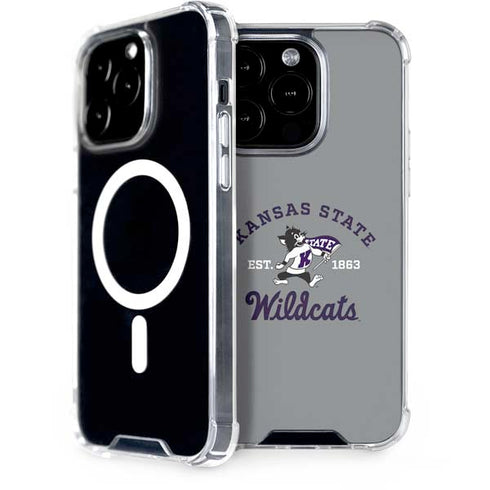 Kansas State University Wildcats Est 1863 iPhone 15 Pro MagSafe Case