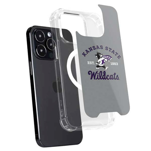 Kansas State University Wildcats Est 1863 iPhone 15 Pro MagSafe Case