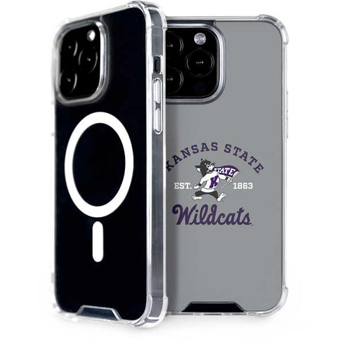 Kansas State University Wildcats Est 1863 iPhone 15 Pro Max MagSafe Case