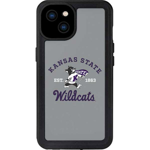 Kansas State University Wildcats Est 1863 iPhone 15 Plus Waterproof Case