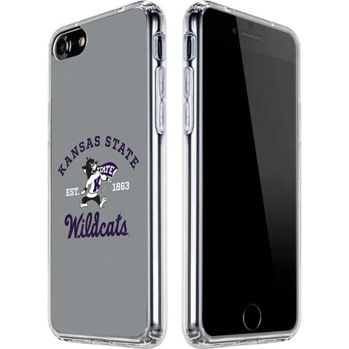 Kansas State University Wildcats Est 1863 iPhone SE (2nd & 3rd Gen) Clear Case