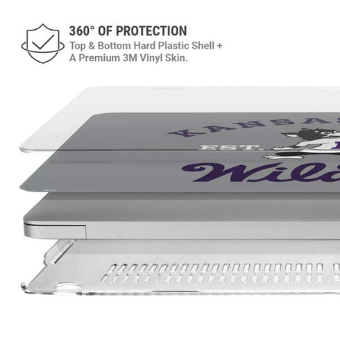 Kansas State University Wildcats Est 1863 MacBook Air 15in (2023-2025) Case plus Skin