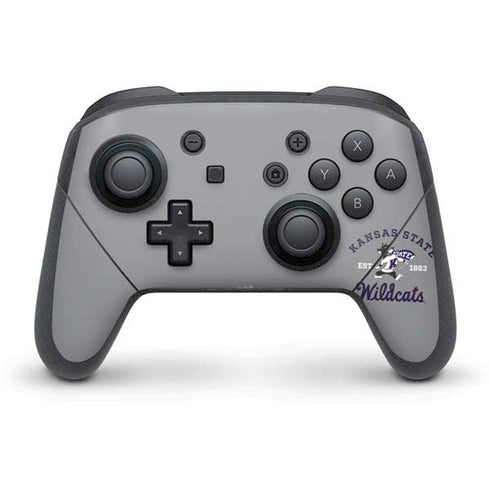 Kansas State University Wildcats Est 1863 Nintendo Switch Pro Controller Skin