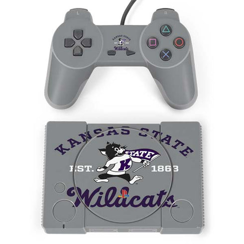Kansas State University Wildcats Est 1863 PlayStation Classic Bundle Skin