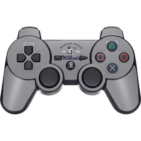 Kansas State University Wildcats Est 1863 PS3 Dual Shock wireless controller Skin