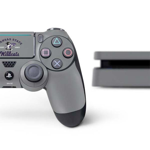 Kansas State University Wildcats Est 1863 PS4 Slim Bundle Skin