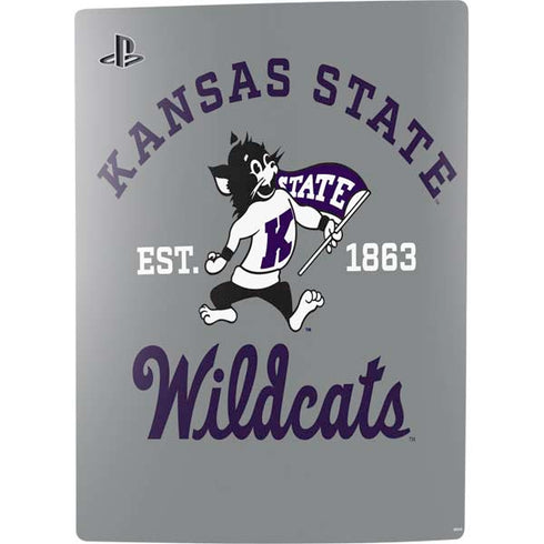Kansas State University Wildcats Est 1863 PS5 Digital Edition Console Skin