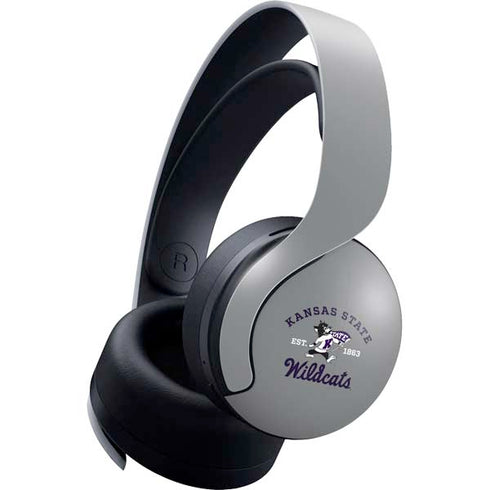 Kansas State University Wildcats Est 1863 PULSE 3D Wireless Headset for PS5 Skin