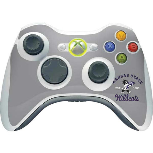 Kansas State University Wildcats Est 1863 Xbox 360 Wireless Controller Skin