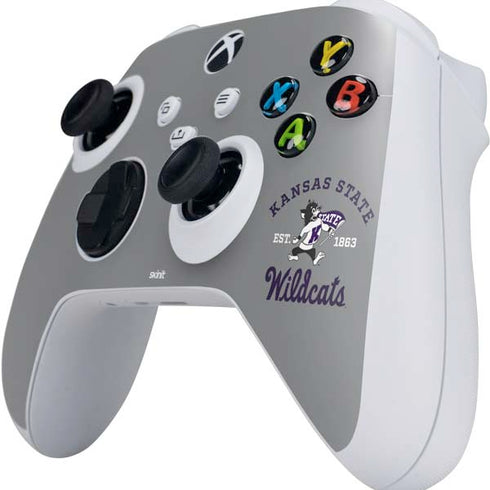 Kansas State University Wildcats Est 1863 Xbox Series S Controller Skin
