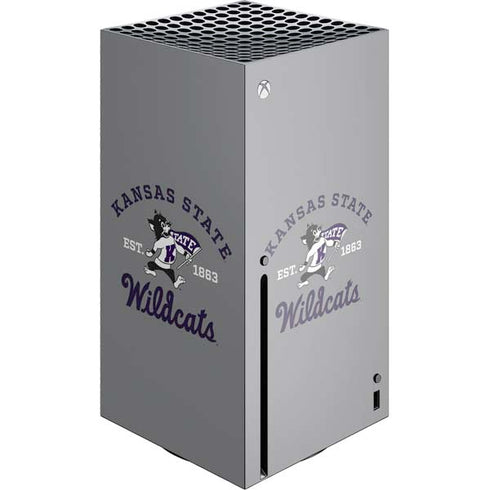 Kansas State University Wildcats Est 1863 Xbox Series X Console Skin