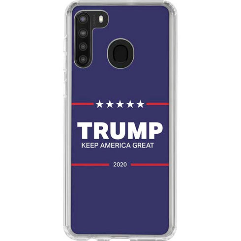 Keep America Great Galaxy A21 Clear Case