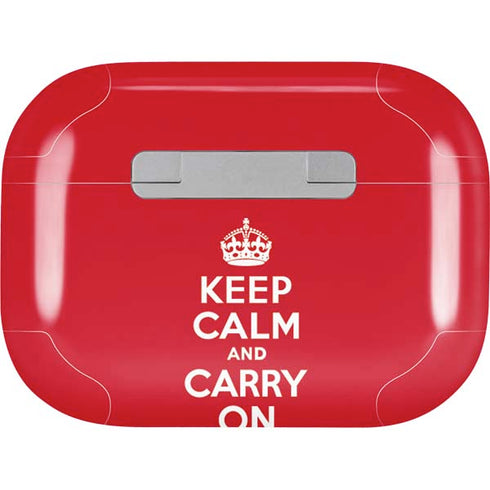 Keep Calm and Carry On AirPods Pro 2nd Gen Skin