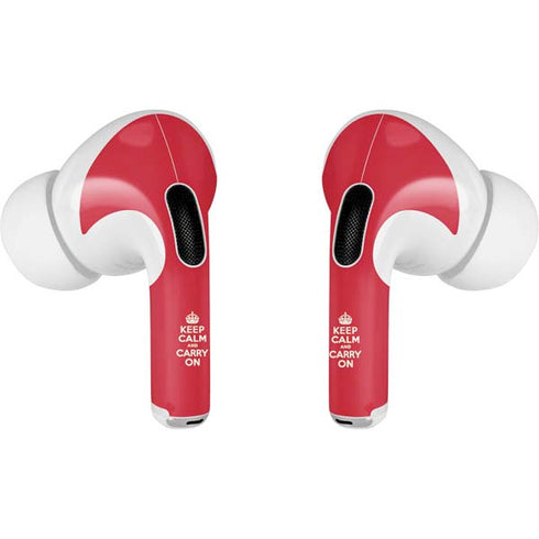 Keep Calm and Carry On AirPods Pro 2nd Gen Skin