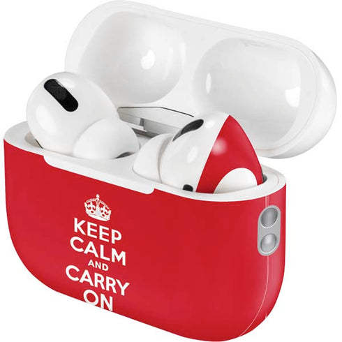 Keep Calm and Carry On AirPods Pro 2nd Gen Skin