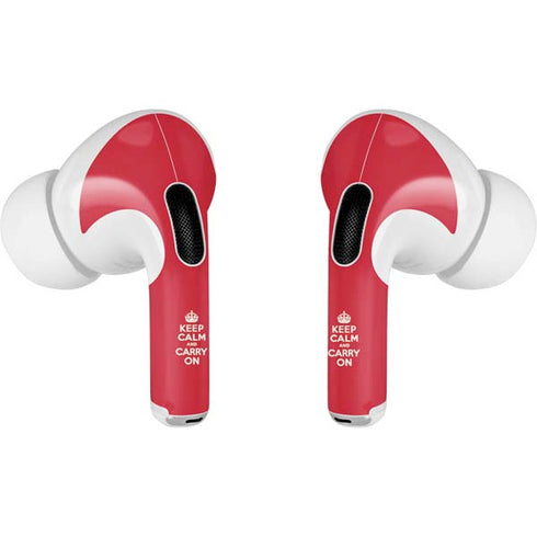 Keep Calm and Carry On Apple AirPods Pro Skin