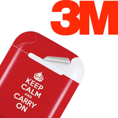 Keep Calm and Carry On Apple AirPods Skin