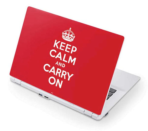 Keep Calm and Carry On Acer Chromebook Skin