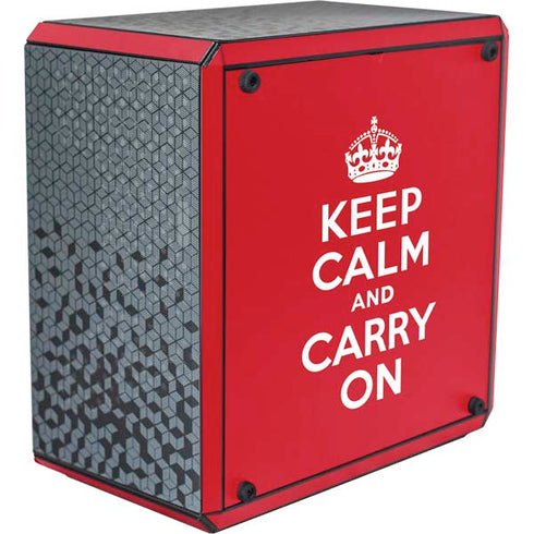 Keep Calm and Carry On Cooler Master MasterBox Q300L Mini Tower Skin