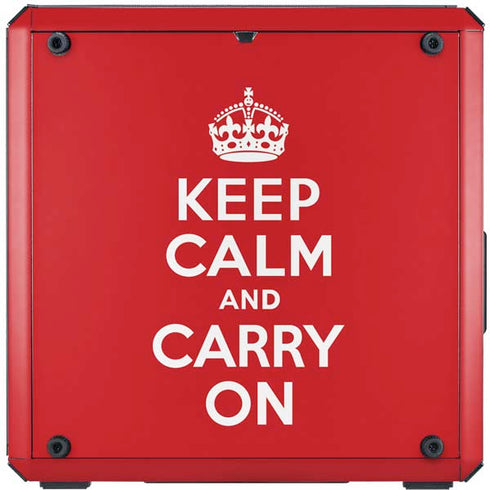 Keep Calm and Carry On Cooler Master MasterBox Q300L Mini Tower Skin