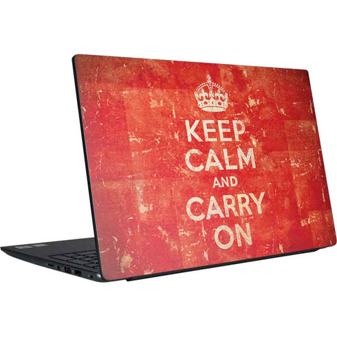Keep Calm and Carry On Distressed Dell Vostro Skin