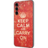 Keep Calm and Carry On Distressed Galaxy A14 5G Skin