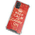 Keep Calm and Carry On Distressed Galaxy A32 5G Clear Case