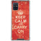 Keep Calm and Carry On Distressed Galaxy A51 5G Clear Case