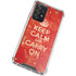 Keep Calm and Carry On Distressed Galaxy A52 5G Clear Case