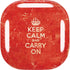 Keep Calm and Carry On Distressed Galaxy Buds Live Skin