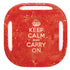 Keep Calm and Carry On Distressed Galaxy Buds Live Skin