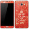 Keep Calm and Carry On Distressed Galaxy J7 Skin