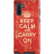 Keep Calm and Carry On Distressed Galaxy Note 10 Pro Case