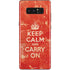 Keep Calm and Carry On Distressed Galaxy Note 8 Skin