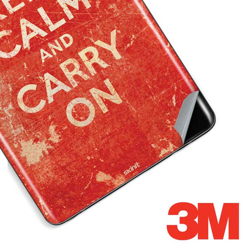Keep Calm and Carry On Distressed Galaxy Note 8 Skin