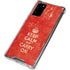 Keep Calm and Carry On Distressed Galaxy Note20 5G Clear Case