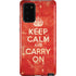 Keep Calm and Carry On Distressed Galaxy Note20 5G Pro Case