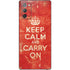 Keep Calm and Carry On Distressed Galaxy Note20 5G Skin
